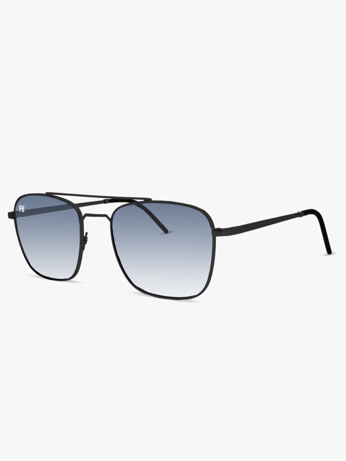 PB Sunglasses Legend Matte Black Gradient Light Blue